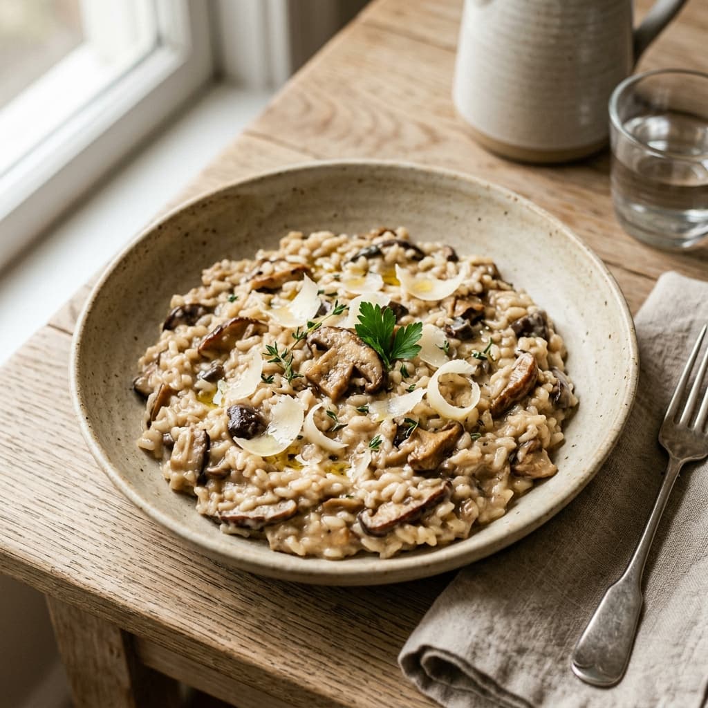 Mantarlı Risotto